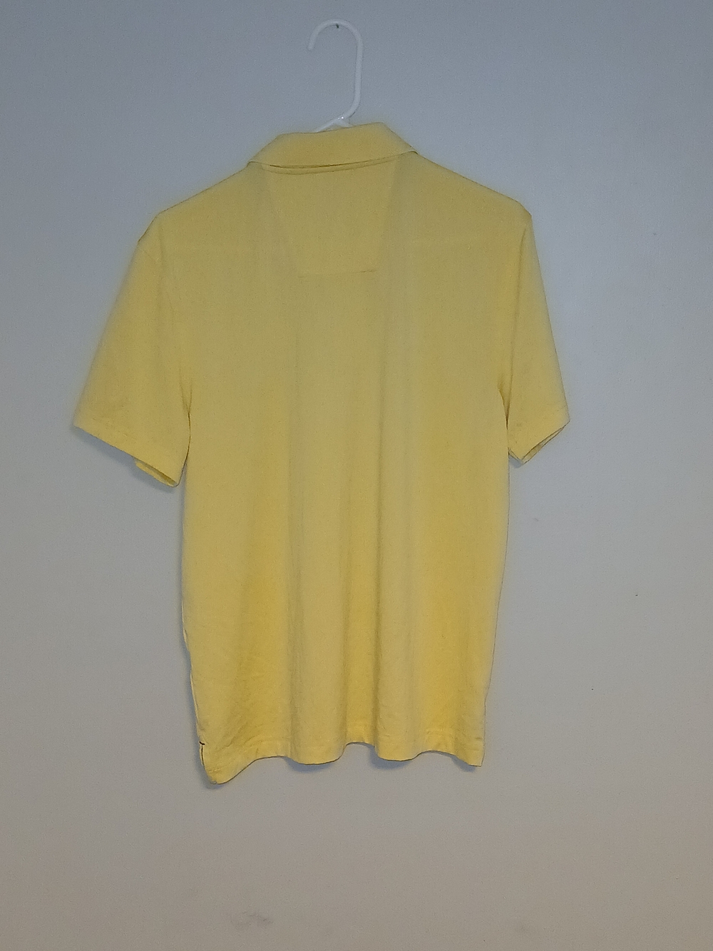 Nautica Men's Pale Yellow Polo with Embroidered Sail Logo - Picture 2 of 2